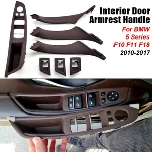 Left LHD Set Interior Door Armrest Handle For BMW 5 Series F10 F11 F18 2010-2017 - Picture 1 of 37