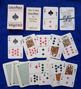 Playing cards Non standard Crazipokr by Frank Schick 1966 double-ended cards - Picture 1 of 1