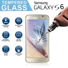For Samsung Galaxy S6 Screen Protector 100% Genuine Tempered Glass Guard Cover