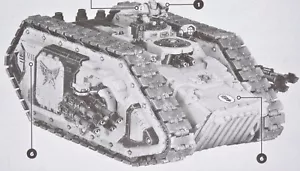 SPARTAN ANSTURMPANZER Neu Kunststoff Horus Häresie Zeitalter der Dunkelheit Land Raider Chaos - Bild 1 von 4