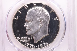 1976-S Eisenhower Dollar, Silver, PCGS PR69DCAM, Store #GDR0243 - Picture 1 of 9