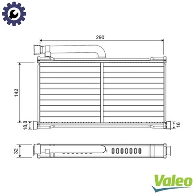 INTERCAMBIADOR DE CALOR CALEFACCIÓN INTERIOR 811570 PARA AUDI A6/S6/Allroad R8/Spyder 2.0L A6 Foto 1 de 4