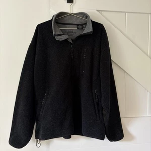 OuterSport OT 2000 Fleece Mens Full Zip Jacket Coat Zip Pockets Dark Gray - Picture 1 of 13