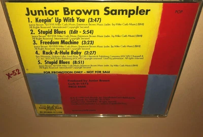 Junior Brown CD Long Walk Back 5 хитов сэмплер промо (Curb D-1473 PRCD 8660) - Изображение 1 из 4