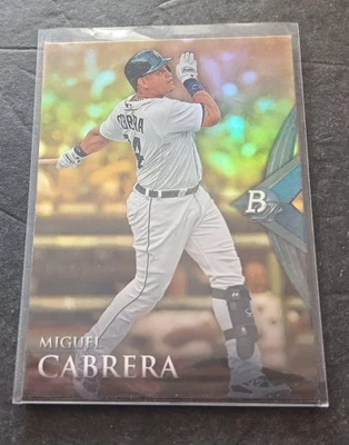 Bowman Platinum Gold 2014 Miguel Cabrera Detroit Tigers #6 casi nuevo Foto 1 de 2