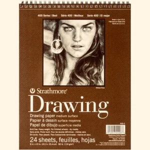 Strathmore 400 Drawing Pad, 8"x10" 24 Sheets - Picture 1 of 1