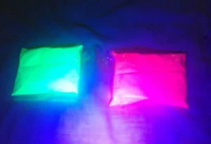 10g 20g Red Green UV Phosphor reflective pigment - lights up under UV light - Picture 1 of 2
