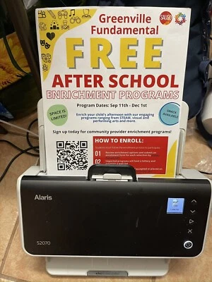 Kodak Alaris S2070 High Speed Document Passthrough Scanner - Image 1 of 4