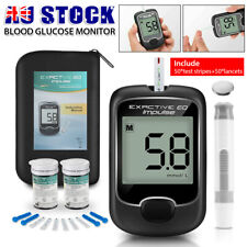 Blood Glucose Monitor Tester Kit Diabetes Blood Sugar Testing With 50 Test Strip