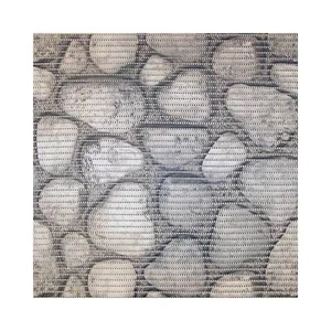 Mehrzweckteppich - Meterware - Breite 65 cm - Kiesel bedruckt - Grau - Bild 1 von 1