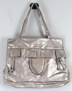 Damen Handtasche Umhängetasche Geldbeutel One Size CHUNS Metallic Champagner Neu mit Etikett - Bild 1 von 10