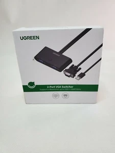 UGREEN 30711 2 PORT SVGA SWITCHER 1920x1080p @60Hz 2 HOSTS IN 1 MONITOR OUT - Picture 1 of 5