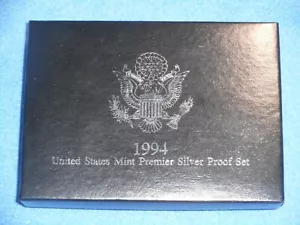 1994 U.S. Mint Premier Silver Proof Set with $5.00 Shipping!! - Picture 1 of 4