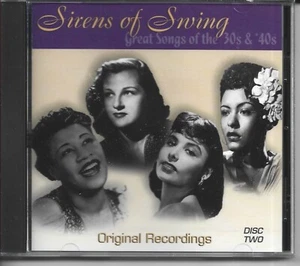 SIRENS OF SWING: GREAT SONGS OF THE 30S & 40S - DISC #2 - ELLA FITZGERALD, SARAH - Picture 1 of 2