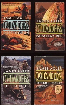 James Axler Outlanders Series   Science Fiction Paperback Lot - Image 1 of 4