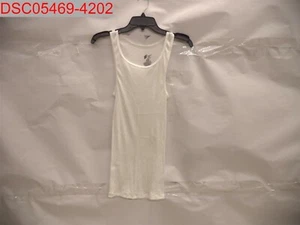 NWOT - Hanes Men's White Comfort Blend Rib Knit Tank, Size M - Picture 1 of 5