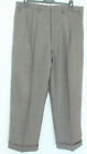 Men's 1940'S Oxford Bags Trousers Wwii Reenactment Prince Of Wales Light Grey