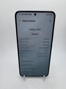 Samsung Galaxy S22 - SM-S901U - Schwarz - 128GB - (Verizon) - funktioniert super - Bild 1 von 6