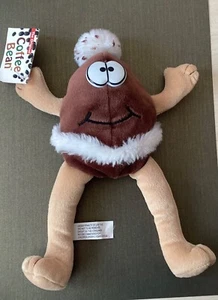 Coffee Bean Flexible Plush Beanie. Cappuccino. - Picture 1 of 4