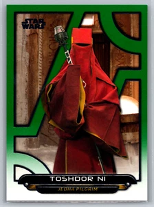 Toshdor Ni 2018 Topps Star Wars Galactic Files Green /199 RO-40 Rogue One - Picture 1 of 2