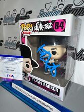 TRAVIS BARKER BLINK 182 DRUMMER 84 SIGNED AUTOGRAPHED FUNKO POP-PSA DNA COA