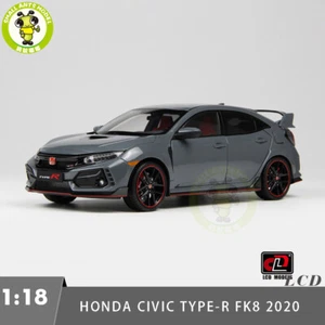 1/18 LCD Honda Civic Type-R Type R 2020 FK8 Gray Diecast Model Car - Picture 1 of 18