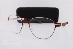 Brand New ic! berlin Eyeglass Frames MUYAN Kidney Bean Made in Germany 51mm - Picture 1 of 7