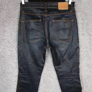 NUDIE JEANS MEN'S W32 L32 SLIM JIM GLACIER INDIGO STRAIGHT BLUE DENIM VINTAGE GL - Picture 1 of 9