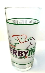 FIRST YEAR - 1992 KENTUCKY DERBY SIGNATURE SERIES GLASS - PAT DAY, Lil E. Tee - Picture 1 of 6