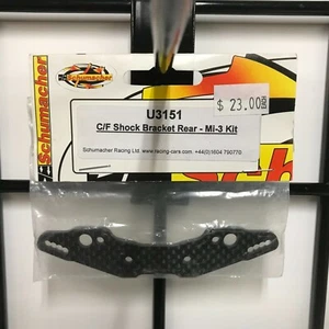 Schumacher C/F Shock Bracket Rear Mi3 U3151 - Picture 1 of 1