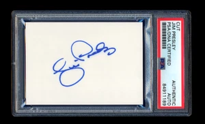 JIM PRESLEY SIGNED MINT CUT PSA/DNA SEATTLE MARINERS 1986 AL ALL STAR - Picture 1 of 1