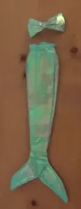 Barbie Vestito Sirena Iridescente Blu/Verde Mattel - Foto 1 di 5