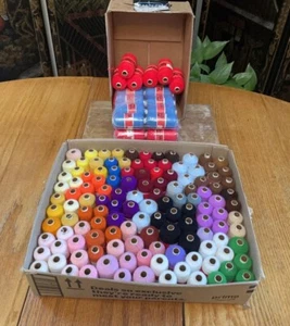 Mixed Lot 125 + Spools Dee Lite Punch Needle Embroidery Yarn Thread Mixed Colors - Picture 1 of 3