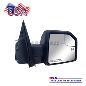 For 2019 Ford F-150 Heated Right Side Door Mirror Power Glass Manual Folding - Picture 1 of 15