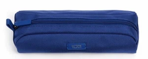 TUMI Atlantic BLUE Ballistic Accent Zipper Accessory Cord Travel Pouch NEW NWOT - Picture 1 of 3