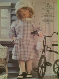 Vogue Sewing Pattern 7513 Jane 18" Doll Circa 1930's Dress Socks Bloomers Uncut - Picture 1 of 3
