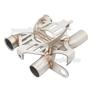 For Triumph Street Twin 900 2016-2020 Exhaust Middle Link Pipe Connection Tips - Bild 1 von 6