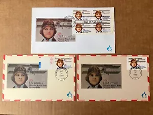 1980 28c Blanche Stuart Scott C99 Andrews Cachet PB FDC LE/1000 + Bonus Cards - Picture 1 of 7