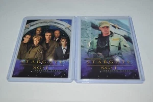 RARE STARGATE SG-1 PREMIUM SEASON 1 TO 3 CARD P1 AND (P2 BINDER EXCLUSIVE) - Picture 1 of 4