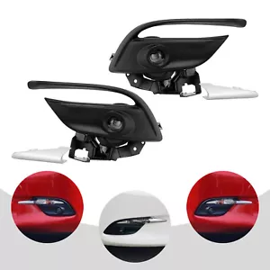 For 2017 2018 Mazda 3 LED LH RH Bumper Fog Lights Pair Front Lamp Left Right - Foto 1 di 12