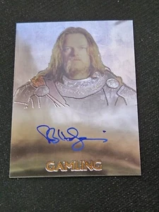 2004 Topps Chrome Lord Of The Rings Trilogy BRUCE HOPKINS Gamling LOTR Auto - Picture 1 of 1