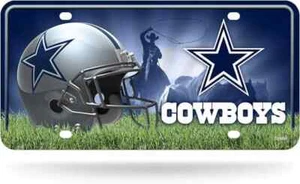 Dallas Cowboys License Helmet Plate Officially Licensed NFL Merchandise - Picture 1 of 1