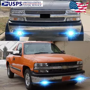 For Chevrolet Silverado 1500 2500 HD 3500 1999-2002 2X LED 880 Fog Light Bulb GL - Foto 1 di 12