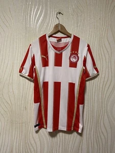 OLYMPIACOS 2013 2014 HOME FOOTBALL SHIRT SOCCER JERSEY PUMA sz M MEN - Picture 1 of 17