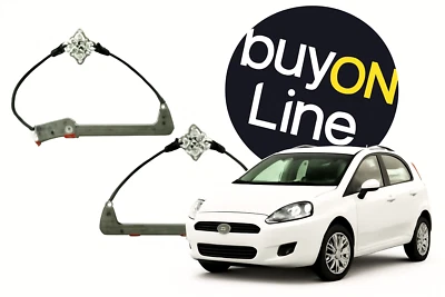 Alzacristalli Fiat Grande Punto Evo Alzavetro Manuale Posteriore Destro-Sinistro - Immagine 1 di 2