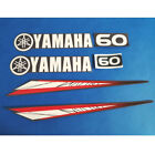 Yamaha 60 HP Two 2 Stroke outboard engine sticker decal kit reproduction 60HP