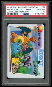 Pokemon Japanese Carddass 1998 088 Team Rocket & Others 88 Card PSA 10 68804057 - Picture 1 of 2