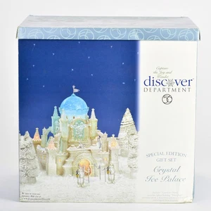 Department 56 Crystal Ice Palace Collectable 9 Pc Gift Set - 2001 NOB - Picture 1 of 4