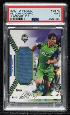 2017 Topps MLS Jumbo Relics /60 Nicolas Lodeiro #JR-NL PSA 9 MINT - Image 1 of 2