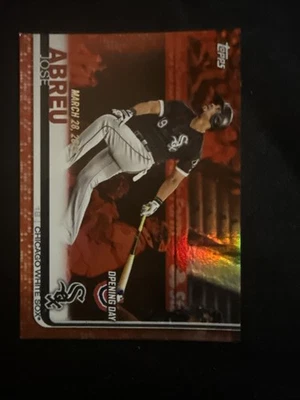 JOSE ABREAU | 2019 Topps Opening Day #37 | RED FOIL Parallel | NM White Sox - Image 1 of 2